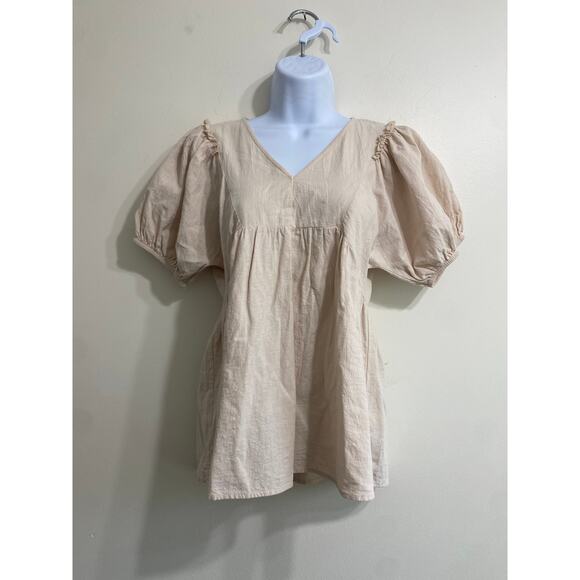 Andree by Unit 100% Cotton Shirt - Boho Chic, Size Small - Picture 2 of 9